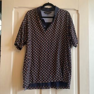Brooks Brothers flamingo polo shirt